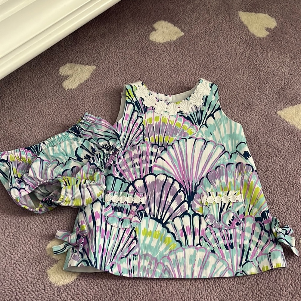 6-12 month lilly Pulitzer baby shift